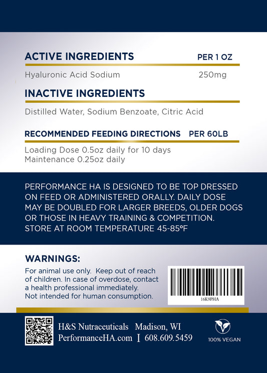 Performance HA Canine 16oz